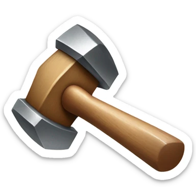 Hammer Nailed it sticker