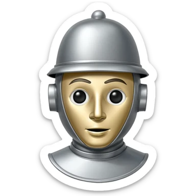 the tin man from the wizard of oZ sticker