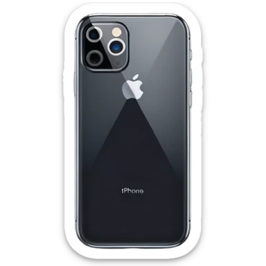 back side of iphone 17 pro pixel sticker