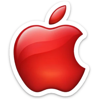 Apple logo  sticker