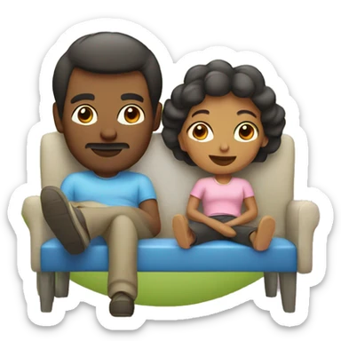parents relaxing sticker