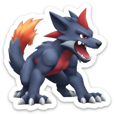  Incineroar Zoroark Fakemon sticker