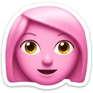 Pink netflix logo sticker