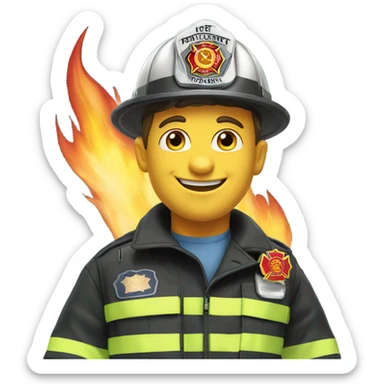 Congratulations Lt. fire department  sticker