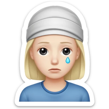 Low battery human sticker