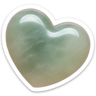 heart shaped gua sha massager sticker