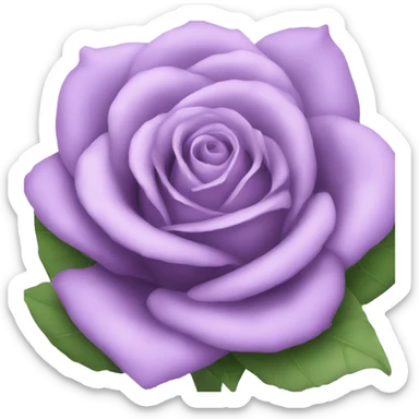 Lavender rose sticker