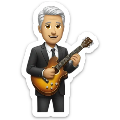 guitarist senior director sticker