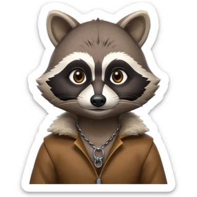 burglar raccoon portrait, head and shoulders only, key hanging on collar, stealthy look, nighttime thief vibe, 3D cartoon, mobile game icon style, clean background, no text, no watermark
 sticker