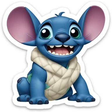 Stitch from lilo and stitch sticker