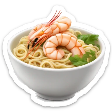 Vietnam noodles with prawns sticker