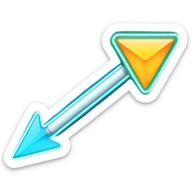 The word This with arrows pointing upwards sticker