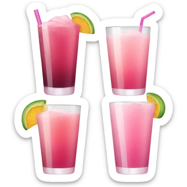 Drinks pink sticker