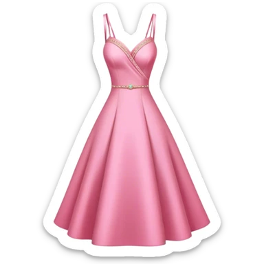 luxury dress wardrobe iconic pink sticker