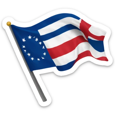 haz un emoji con la bandera de la liga federal sticker