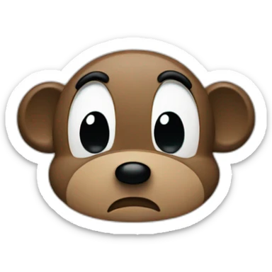 Mickey Sad sticker