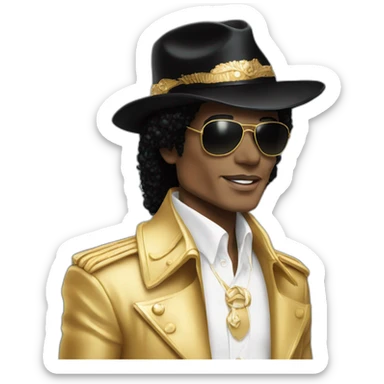 Micheal jackson sticker