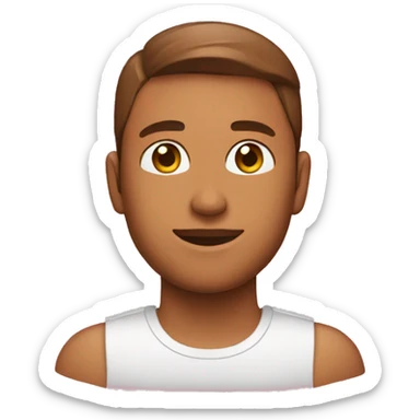 bronceador rosado sticker