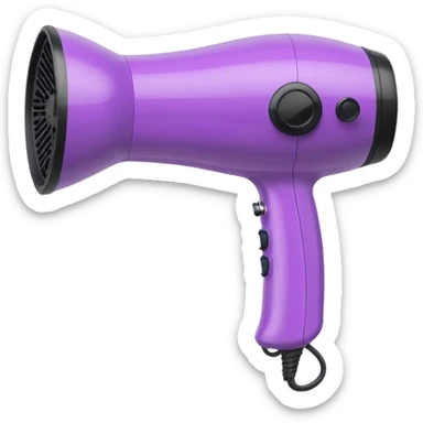 Cute Hair dryer, different designs and pattern sticker