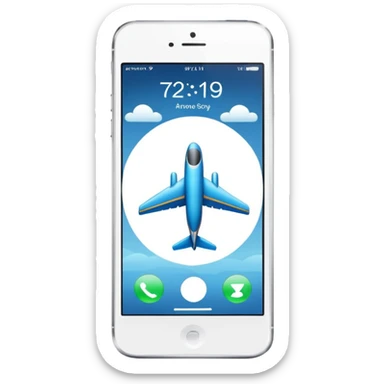 Aeroplane Mode for iPhone  sticker