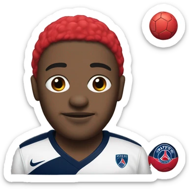 Raptors with soccer psg jersey  sticker