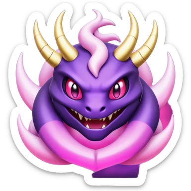 Pokemon legendary purple and pink Giratina sticker