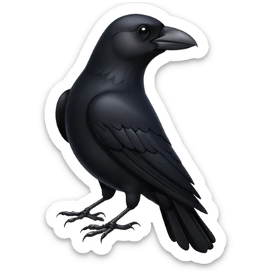 crow sticker