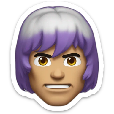he-man face sticker