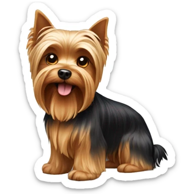 Yorkshire terrier dog sticker