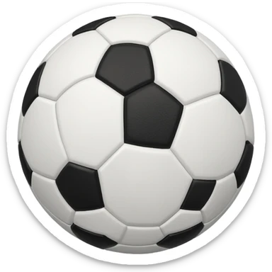 Well, the world looks like a soccer ball sticker