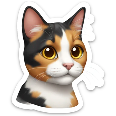 Calico cat  sticker