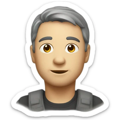 un genoux au sol sticker