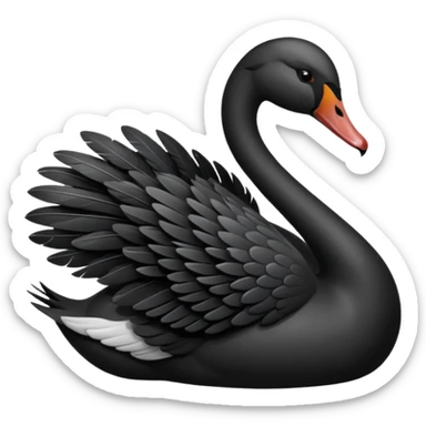 Cisne negro sticker
