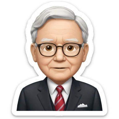 warren buffet sticker