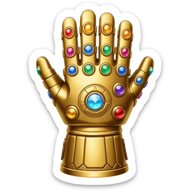 İnfinity gauntlet sticker