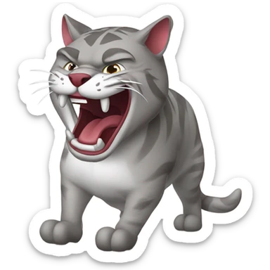 Kentucky wildcat making Arkansas razorback cry sticker