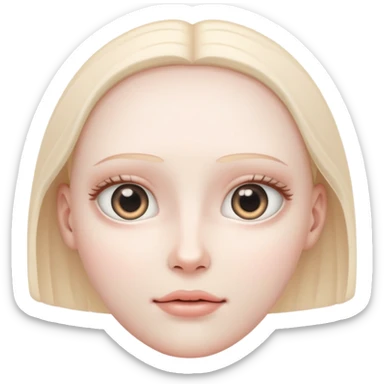 Uncanny valley sticker