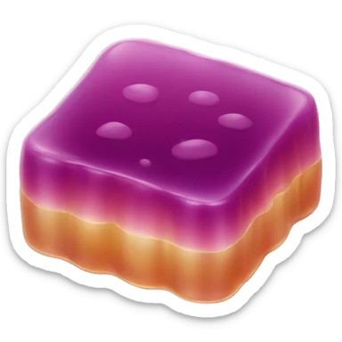 square jelly slab sticker