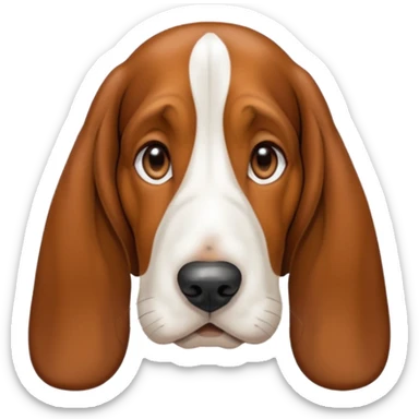 Basset hound sticker