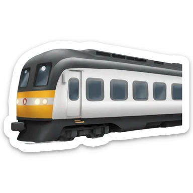 A train facing rightward  sticker