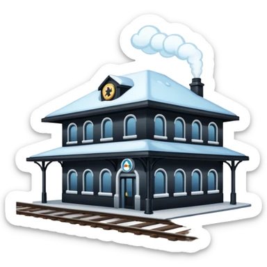 Frostline Train Station sticker