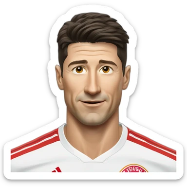 robert lewandowski sticker