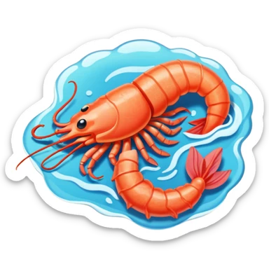 dandys world shrimpo sticker