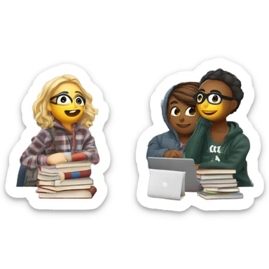 Ready to conquer campus life one class at a time? 💼📚 Whether you're cramming for finals, grabbing coffee with friends ☕️, or repping your school pride 🏫🎉—we're here for all the college vibes! Drop your favorite study hack or college survival tip below  sticker