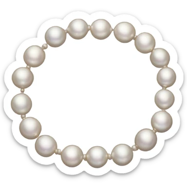 Pearl necklace  sticker