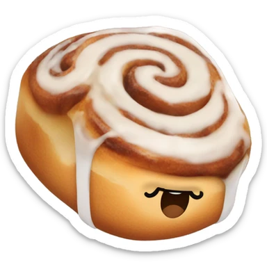 Cinnamon roll sticker