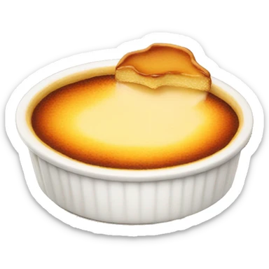 creme brulee sticker