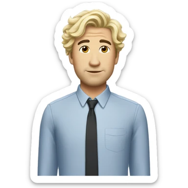 Blonde Ted Mosby sticker