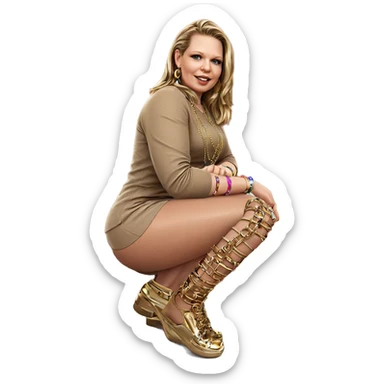 girl wearing elegant bracelet sticker