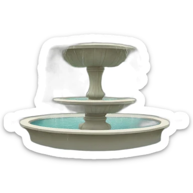 Mesmerizing fountain sticker